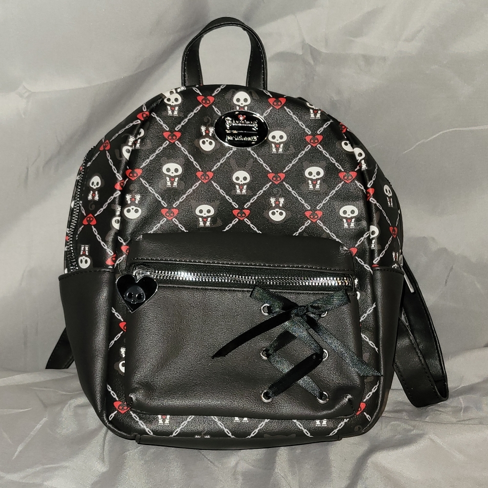 Skelanimals Lace-Up Mini Backpack